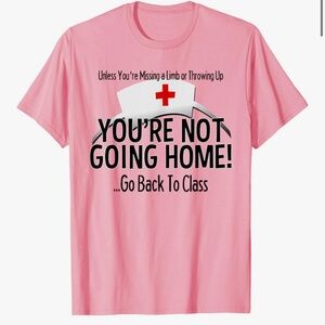 Gildan Pink Nurse Graphic Tee